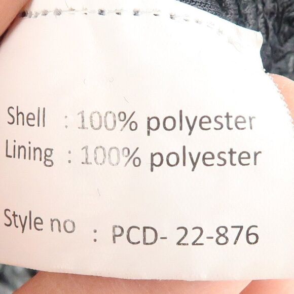 MI AMI BLACK V NECK FLUTTER SLEEVE POLKA DOT DETAIL CROP TOP SIZE SMALL - Picture 3 of 6